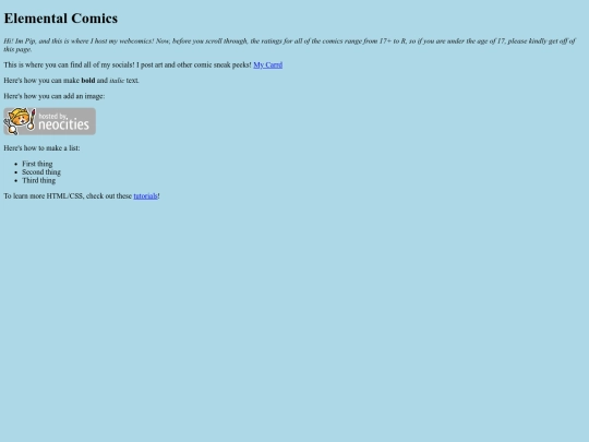 index screenshot
