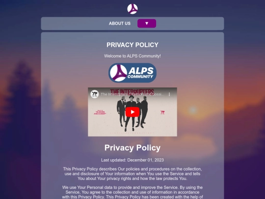 policy screenshot