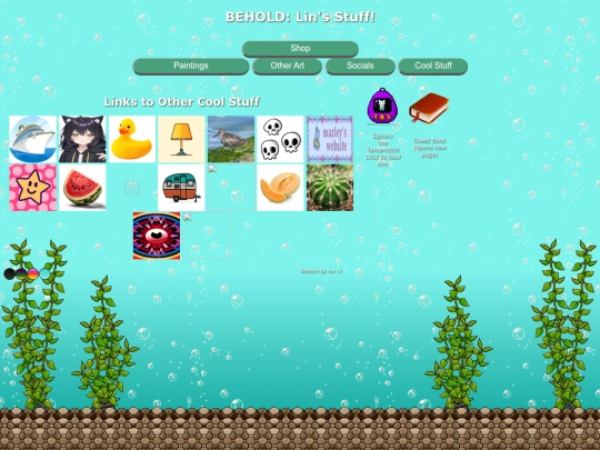 links screenshot