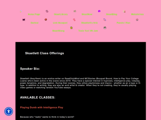 classes screenshot