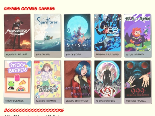 recs/gaminglist screenshot