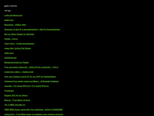 resources/gamedevresources screenshot