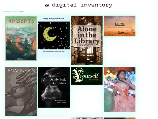 rpgs/solos/digital-inventory screenshot