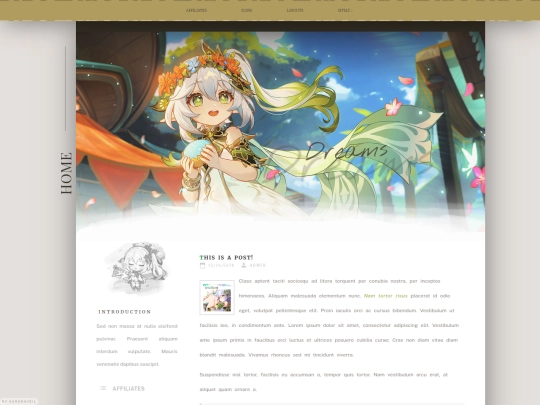 stylesheets/dreams/posts screenshot