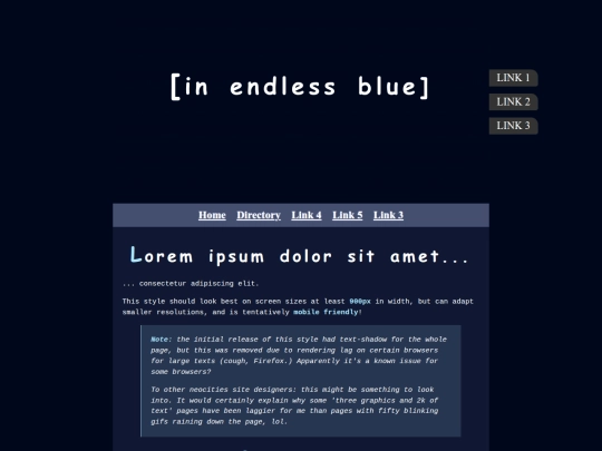 stylesheets/flisty screenshot