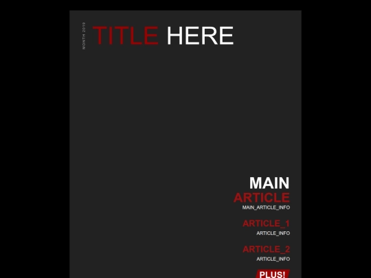 stylesheets/magazine screenshot