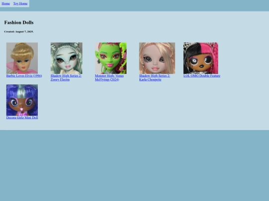 toys/FashionDolls/FashionDolls screenshot