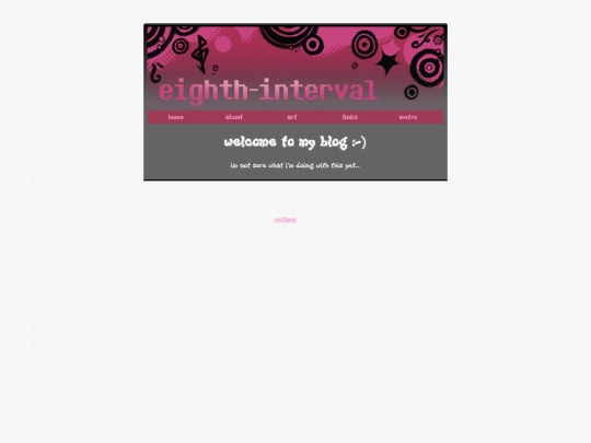 blog screenshot