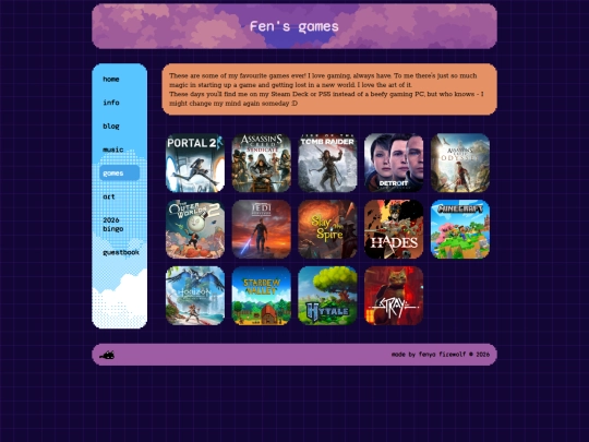 games screenshot