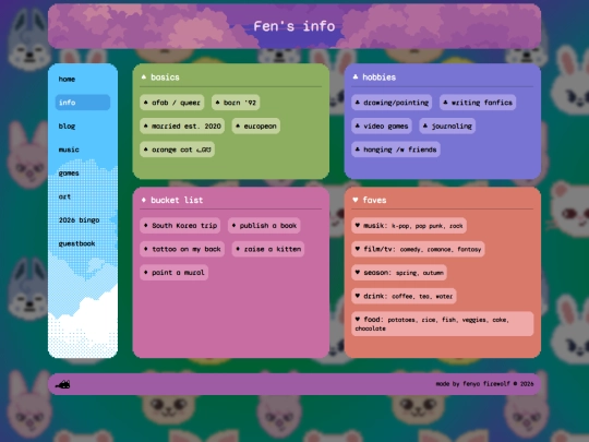 info screenshot