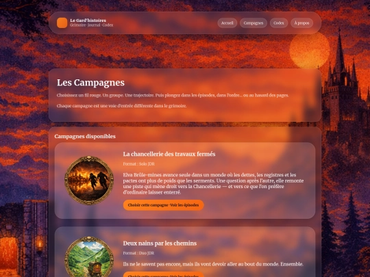 campagnes screenshot