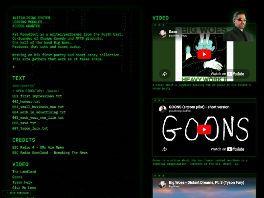 index screenshot