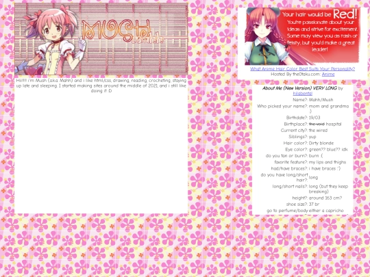 aboutme screenshot