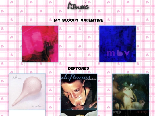 albums screenshot