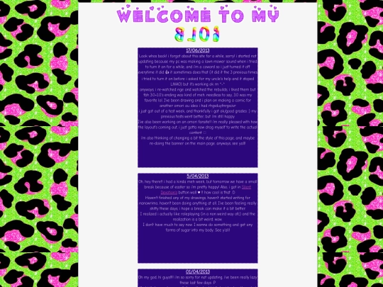 blog screenshot