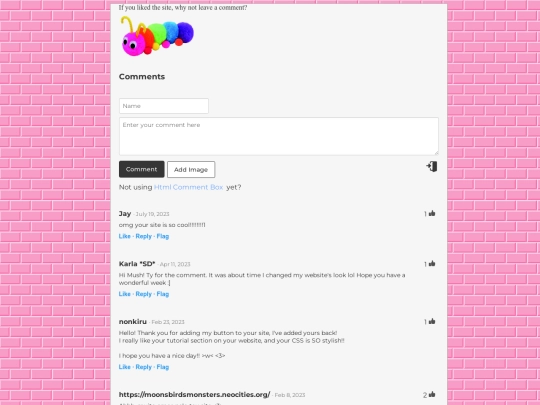 comments screenshot