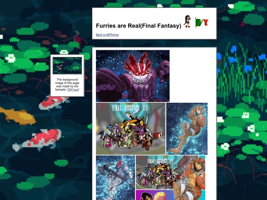 ARTchive/furriesarereal screenshot