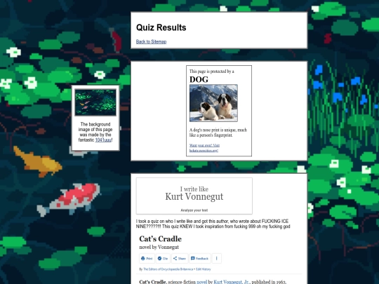 QuizResults screenshot