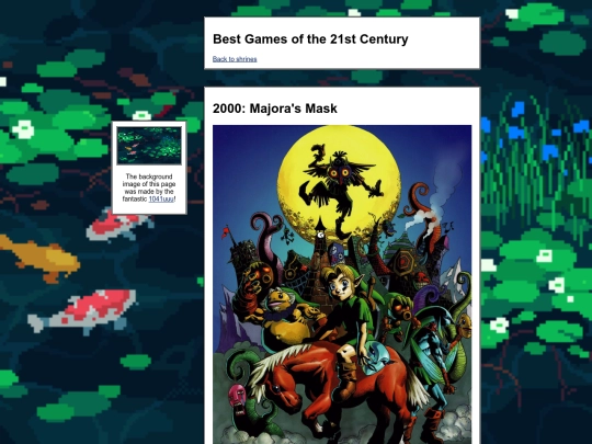 Shrines/gameoftheyear screenshot