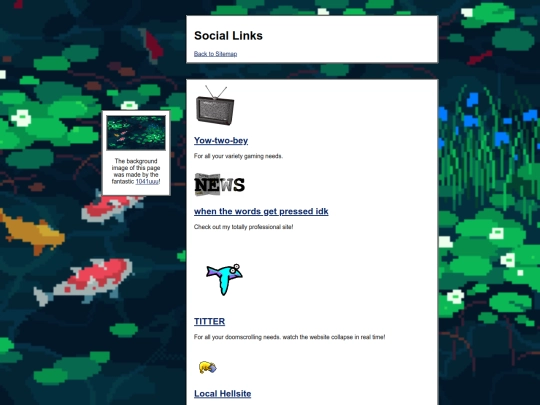 sociallinks screenshot