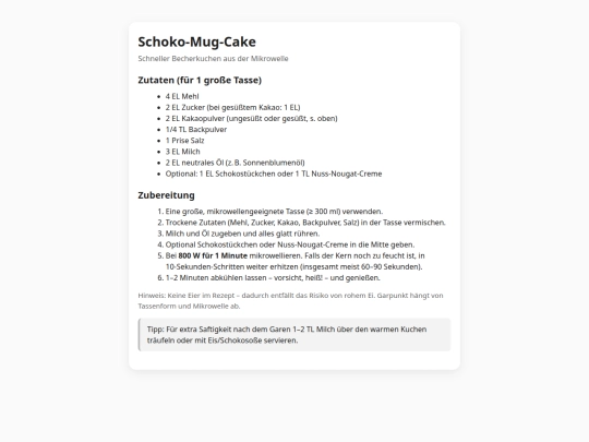 kuchen screenshot