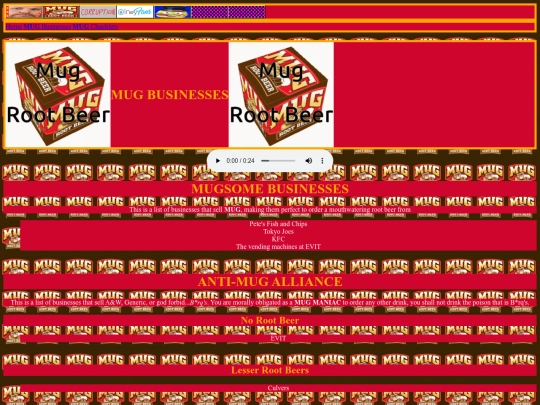 mug/businesses screenshot