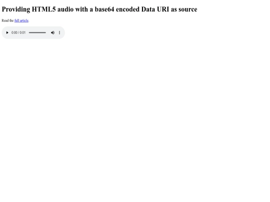 audio_test screenshot