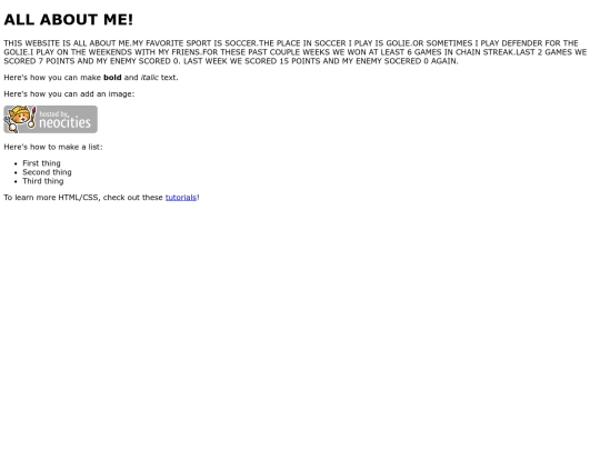 index screenshot