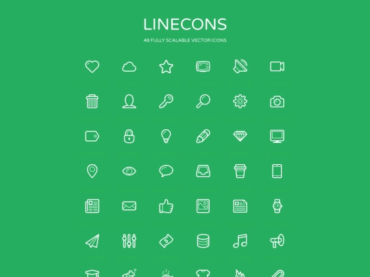 assets/lineicons screenshot