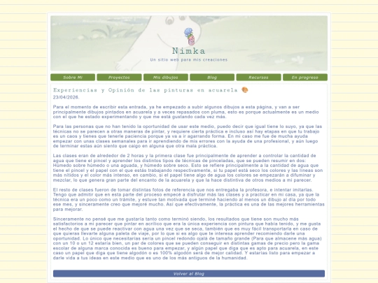 Entradas-Blog/OpinionAcuarela screenshot