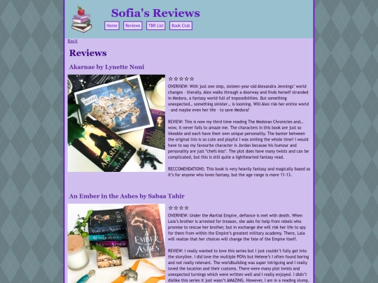 reviews screenshot