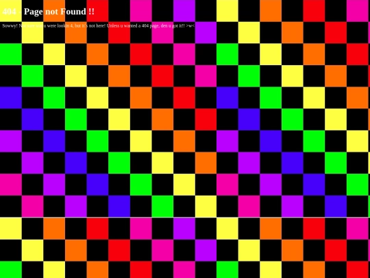 not_found screenshot