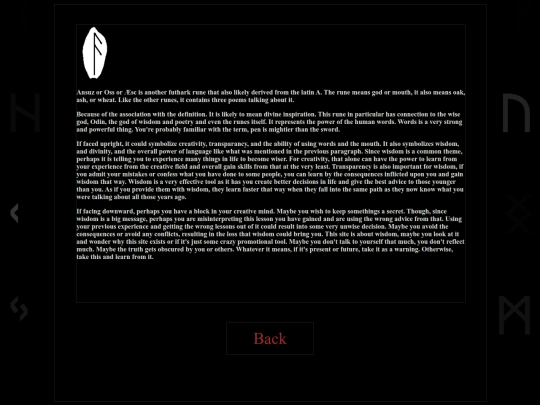 runes/ansuz screenshot