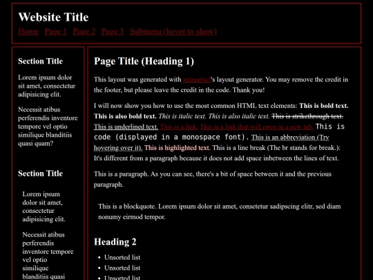 index screenshot