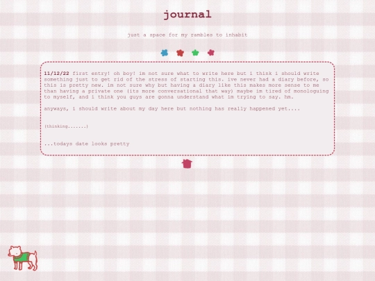 journal screenshot
