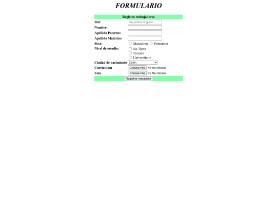 index screenshot