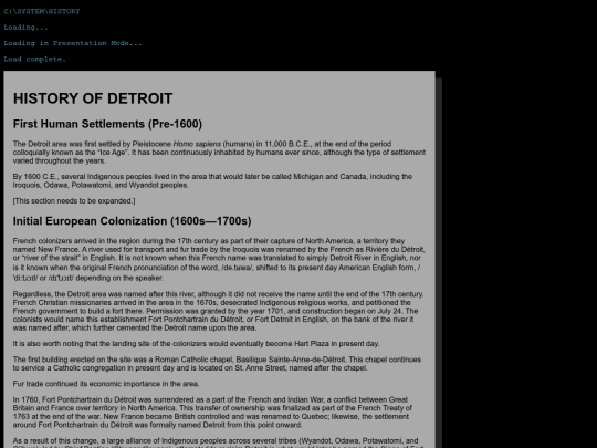 about/personals/noesis/history screenshot