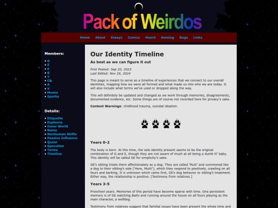 about/timeline screenshot