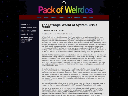 essays/crisis screenshot