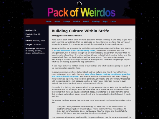 essays/culture screenshot