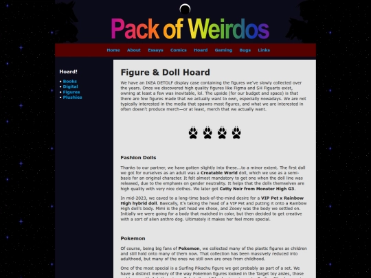hoard/figures screenshot