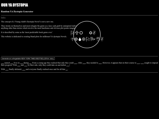 HTML/randomYADystopia screenshot
