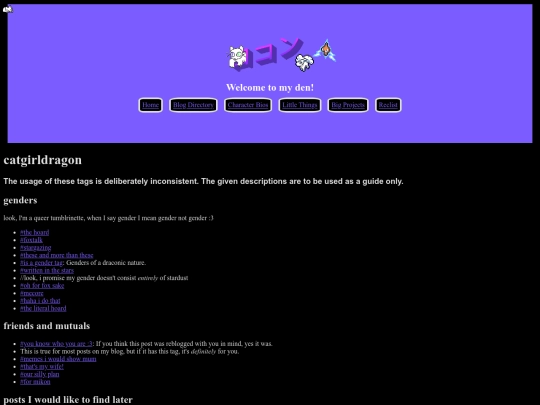 blogs/tagging screenshot