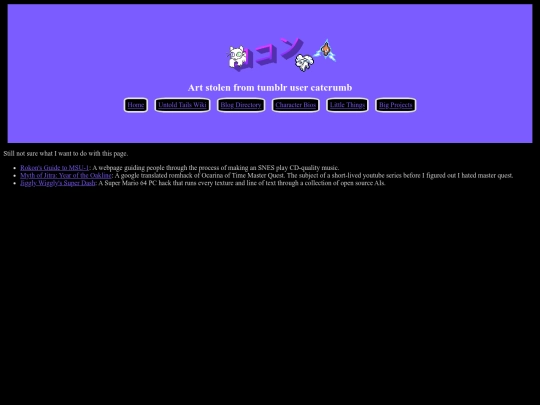 projects screenshot
