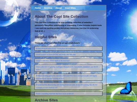 CoolSites screenshot