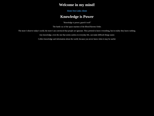 knowledge-is-power screenshot