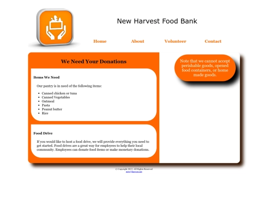 Harvest Redesign/harvestabout screenshot