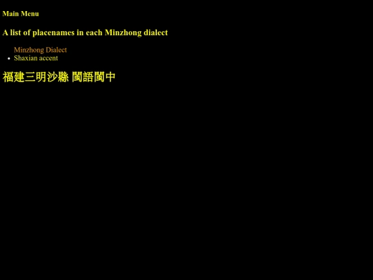 CZO-placenames screenshot