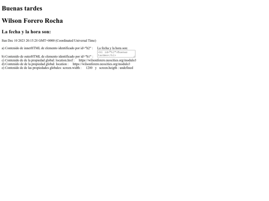 modulo3 screenshot