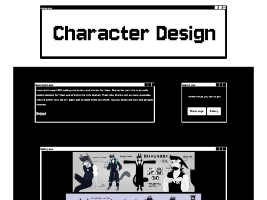char-design screenshot